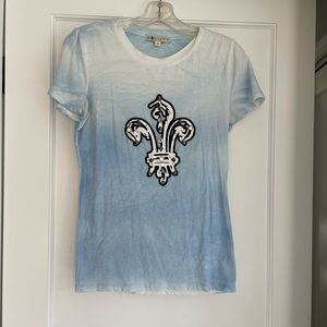 Tie dye t shirt with rhinestone embellishment size S